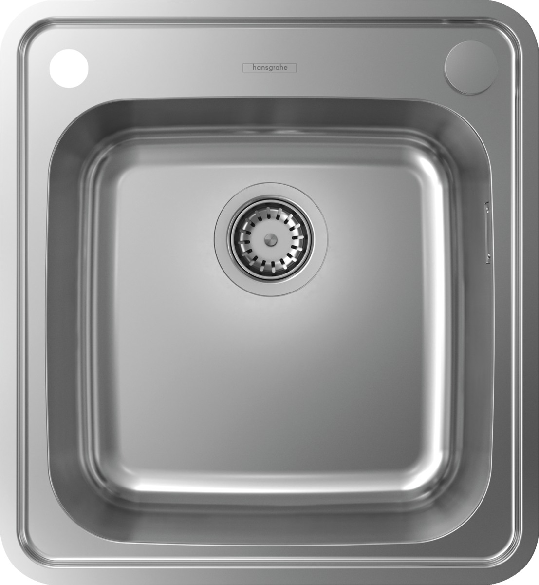 HANSGROHE S412-F500 ANKASTRE EVIYE 400/400 CELIK SIFON SETI DAHIL 43335800