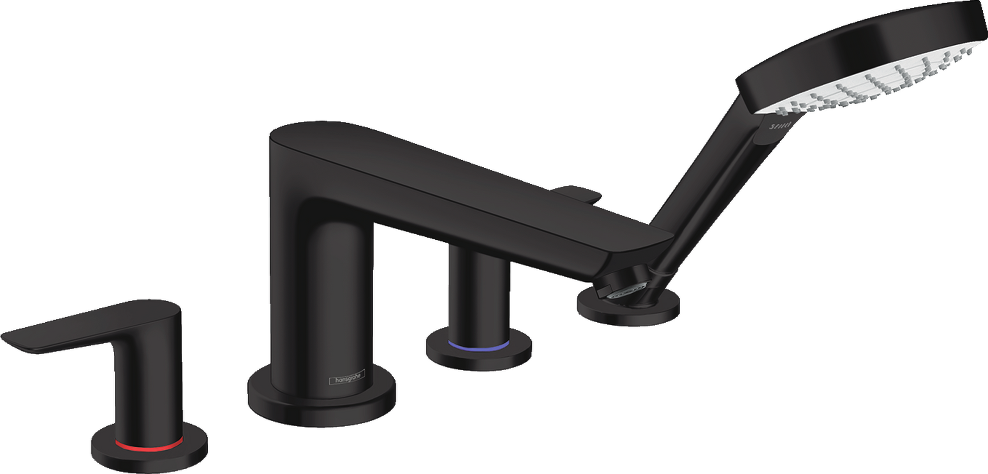 HANSGROHE TALIS E KUVET KENARI BATARYASI 4-DELIKLI SATIN SIYAH 71748670