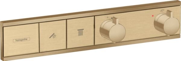 HANSGROHE TERMOSTATIK MODUL BANYO BATARYASI TERMOSTAT 2 CIKIS MAT BRONZ 15380140