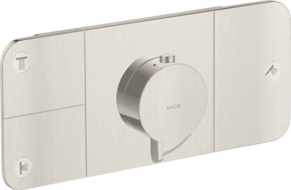 AXOR ONE BANYO BATARYASI TERMOSTATIK MODUL 3 FONKSIONLU PASLANMAZ CELIK 45713800