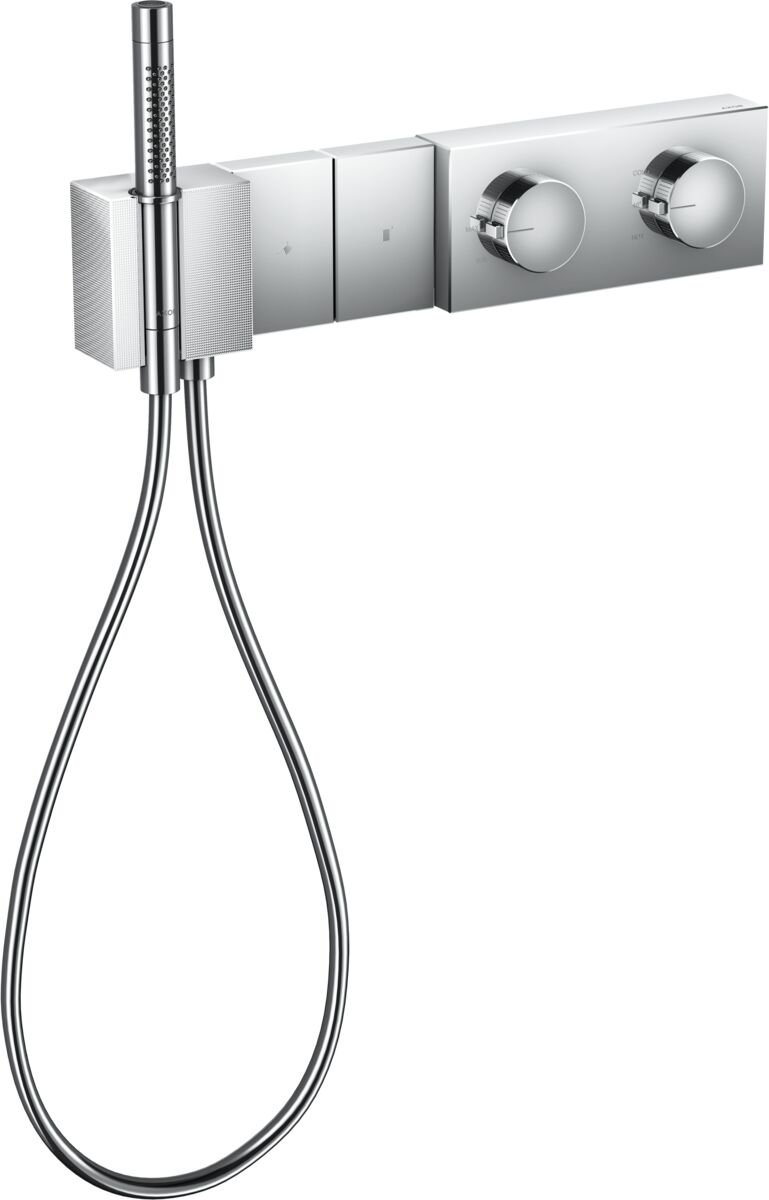 AXOR EDGE BANYO BATARYASI TERMOSTATIK MODUL SELECT 2 CIKIS 470/100 ELMAS KESIM KROM 46701000