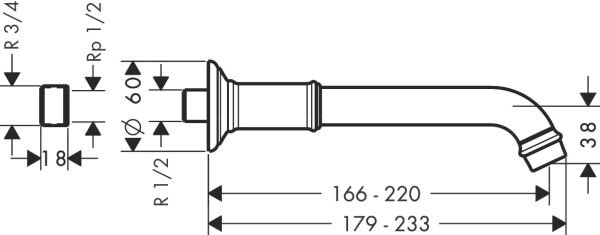 AXOR MONTREUX BANYO BATARYASI GAGA PALAK ALTIN 16541990