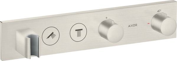 AXOR SHOWERSOLUTION BANYO BATARYASI TERMOSTATIK MODUL SELECT 2 CIKIS 460/90 PASLANMAZ CELIK 18355800