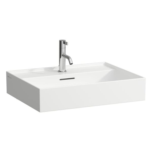 LAUFEN KARTELL LAVABO TASMA DELIKLI BATARYA DELIKLI 600x460 MM H8103330001041