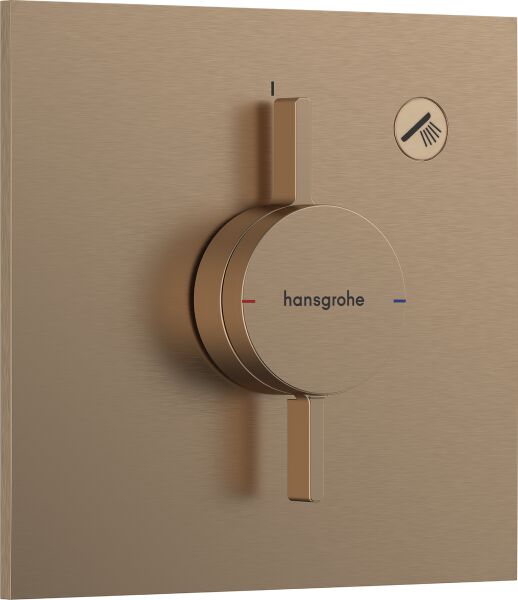 HANSGROHE DUOTURN E BANYO BATARYASI 1 CIKIS MAT BRONZ 75617140
