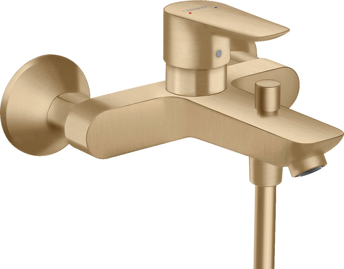HANSGROHE TALIS E TEK KOLLU BANYO BATARYASI APLIKE  MAT BRONZ 71740140