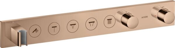 AXOR SHOWERSELECT BANYO BATARYASI TERMOSTATIK MODUL SELECT 5 CIKIS KIRMIZI ALTIN 18358300