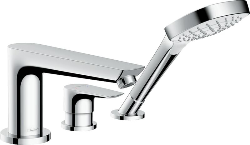 HANSGROHE TALIS E KUVET KENARI BATARYASI 3-DELIKLI KROM 71731000