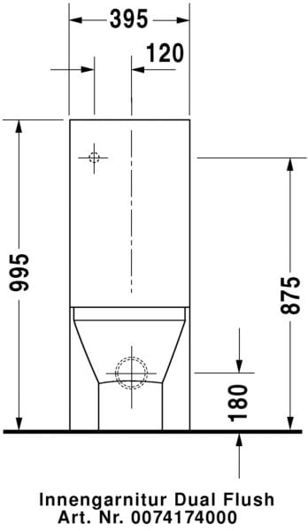 DURAVIT CARO REZERVUAR 0872500085
