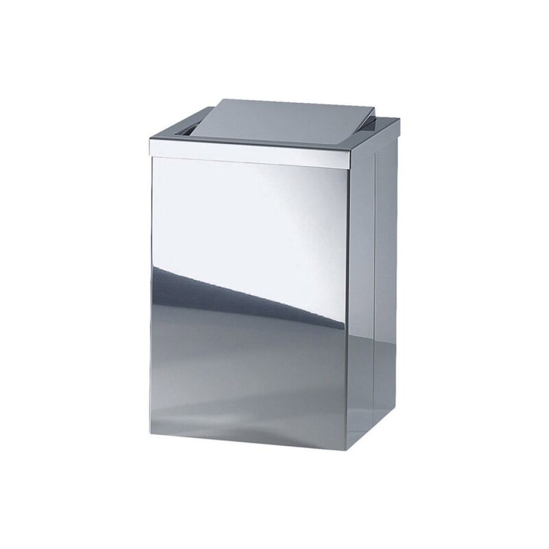 DECOR WALTER DECOR WALTHER COP KOVASI SALLANIR KAPAK 12LT KARE PARLAK 20*30H*20 CM  P.CELIK DW113/P