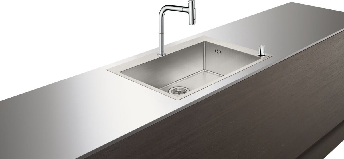 HANSGROHE C71 EVIYE KOMBINASYONU 660 CELIK 43202000