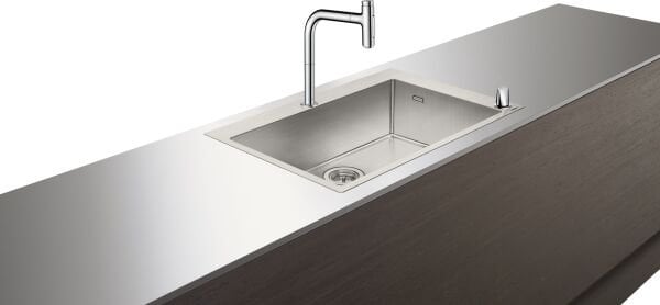 HANSGROHE C71 EVIYE KOMBINASYONU 660 CELIK 43202000