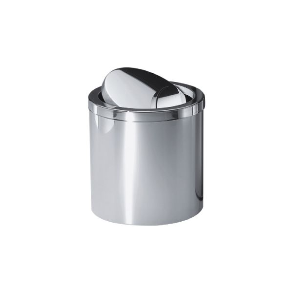 DECOR WALTER DECOR WALTHER COP KOVASI SALLANIR KAPAK 8LT Q20*21H CM PARL.PAS.CELIK  DW125/P