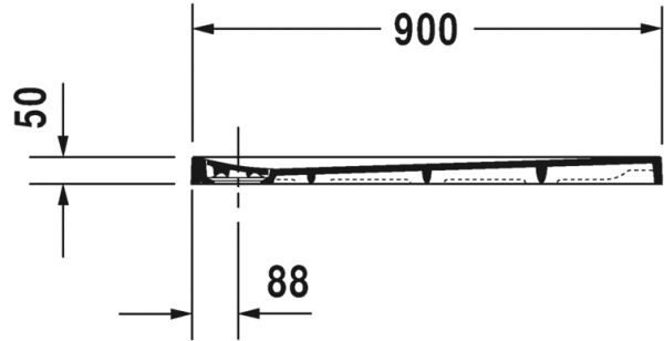 DURAVIT STONETTO DUS TEKNESI DIKDORTGEN 720146680000000