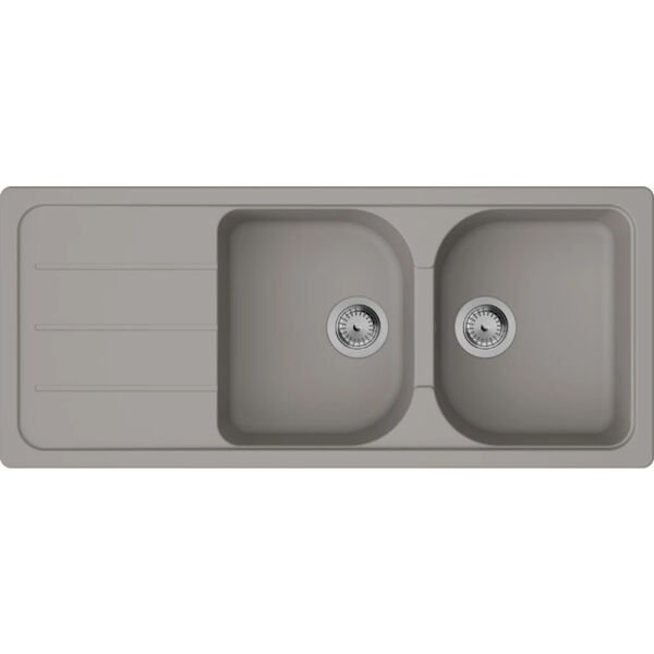 HANSGROHE S52 EVIYE ANKASTRE 2 GOZ DAMLALIKLI S52 BETON GRI 43348380