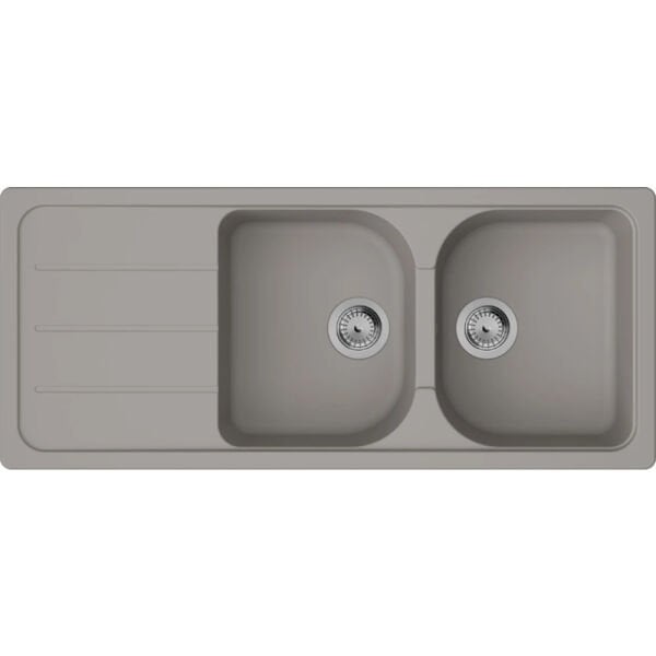 HANSGROHE S52 EVIYE ANKASTRE 2 GOZ DAMLALIKLI S52 BETON GRI 43348380