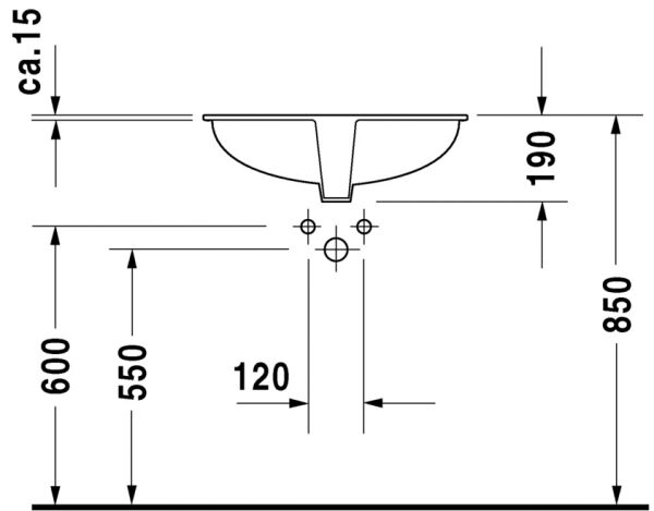 DURAVIT KATJA LAVABO 520x365 MM 0481570000