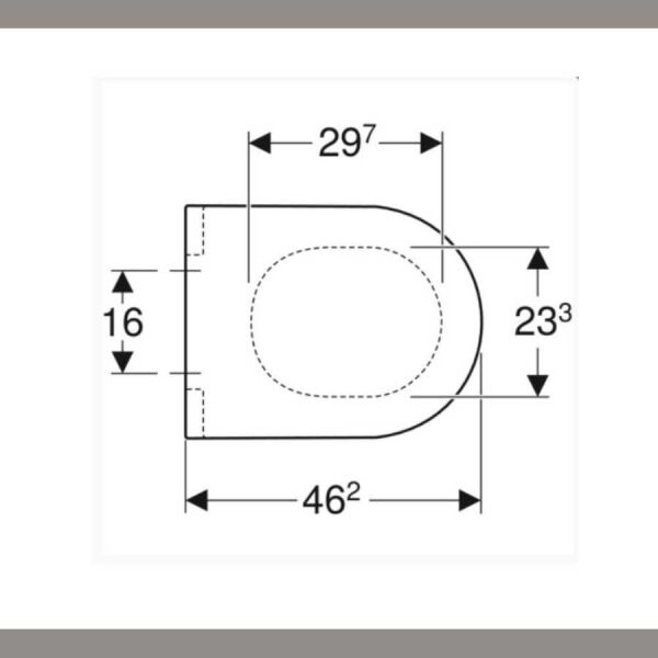 GEBERIT SENYA KLOZET KAPAGI YAVAS KAPANIR 501.008.00.1