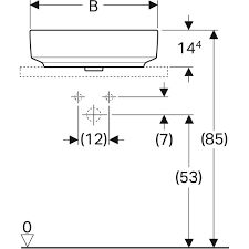GEBERIT VARIFORM CANAK LAVABO  500.778.01.2
