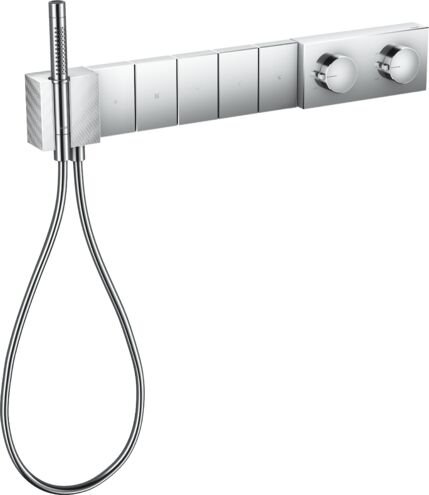 AXOR EDGE BANYO BATARYASI TERMOSTATIK  5 FONKSIYONLU MODUL 680/100 ELMAS KESIM KROM 46731000