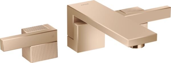 AXOR EDGE 3-DELIKLI LAVABO BATARYASI ANKASTRE 190MM FIRLALANMIS KIRMIZI ALTIN 46061300