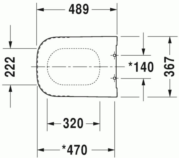 DURAVIT HAPPY D.2 KLOZET KAPAGI AMORTISORLU BEYAZ 0064690000
