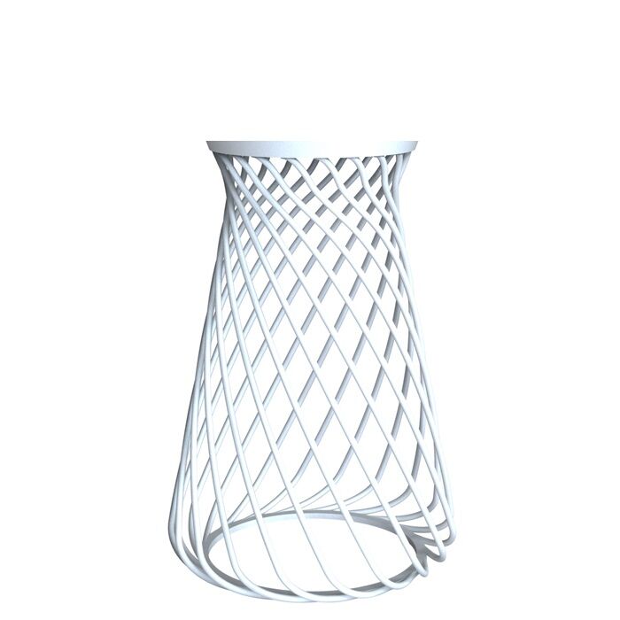 HIDRA WIRE AYAK METAL 43x43 CM H:65 CM BEYAZ W3-001