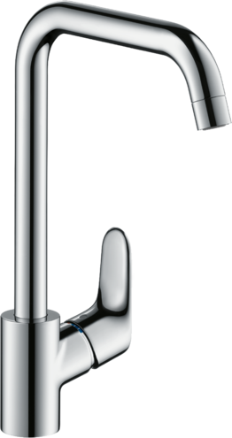 HANSGROHE FOCUS M41 EVIYE BATARYASI TEK KOLLU 260 1JET KROM 31820000