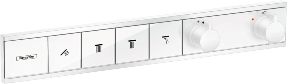 HANSGROHE RAINSELECT BANYO BATARYASI TERMOSTAT 4 CIKIS SATIN BEYAZ 15382700