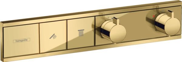 HANSGROHE RAINSELECT BANYO BATARYASI TERMOSTATIK 2 CIKIS PARLAK ALTIN 15380990