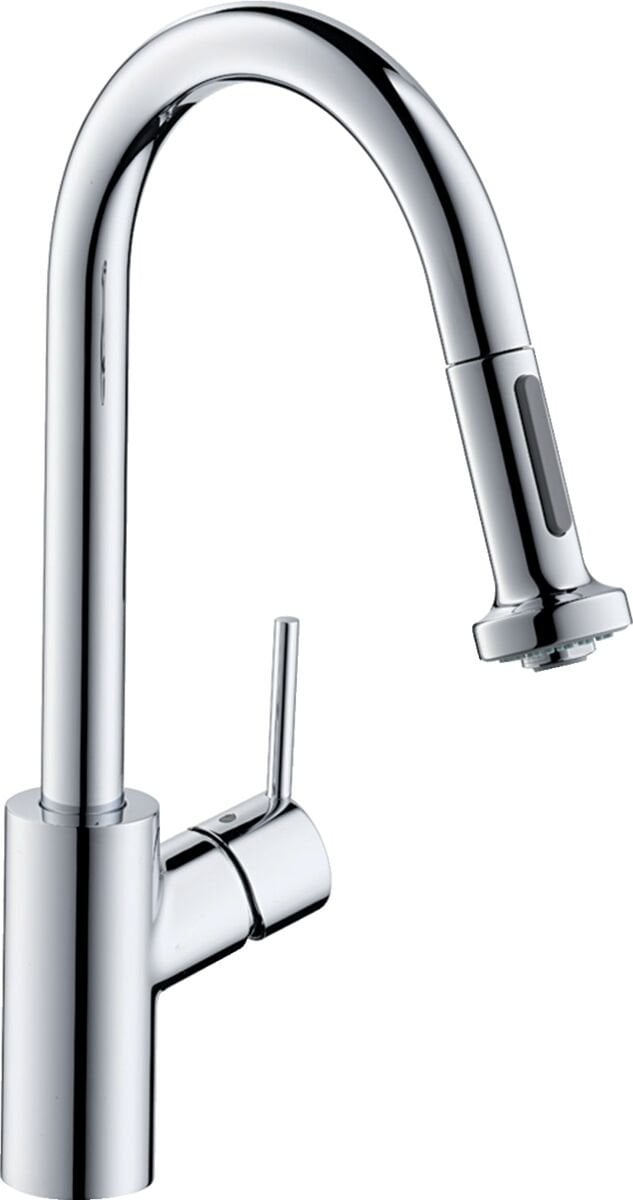 HANSGROHE TALIS M52 EVIYE BATARYASI TEK KOLLU CEKILEBILIR EL DUSU 2JET KROM 14877000