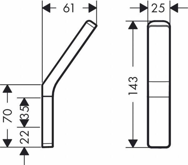 AXOR UNIVERSAL HAVLU ASKISI TEKLI ALTIN OPTIK 42801250