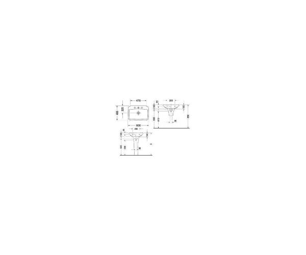 DURAVIT PURAVIDA LAVABO PURAVIDA 2700600000