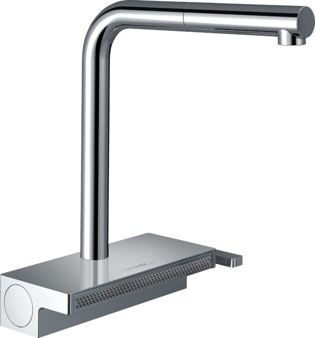 HANSGROHE AQUNO SELECT M81 EVIYE BATARYASI TEK KOLLU 250 CEKILEBILIR GAGA 2JET SBOX KROM 73830000