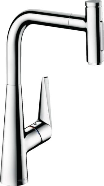 HANSGROHE TALIS EVIYE BATARYASI TEK KOLLU M51 SERISI EVIYE BATARYASI SELECT KROM 73867000