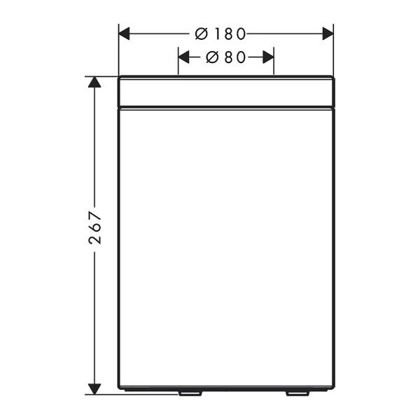 AXOR UNIVERSAL COP KOVASI KROM 42872000