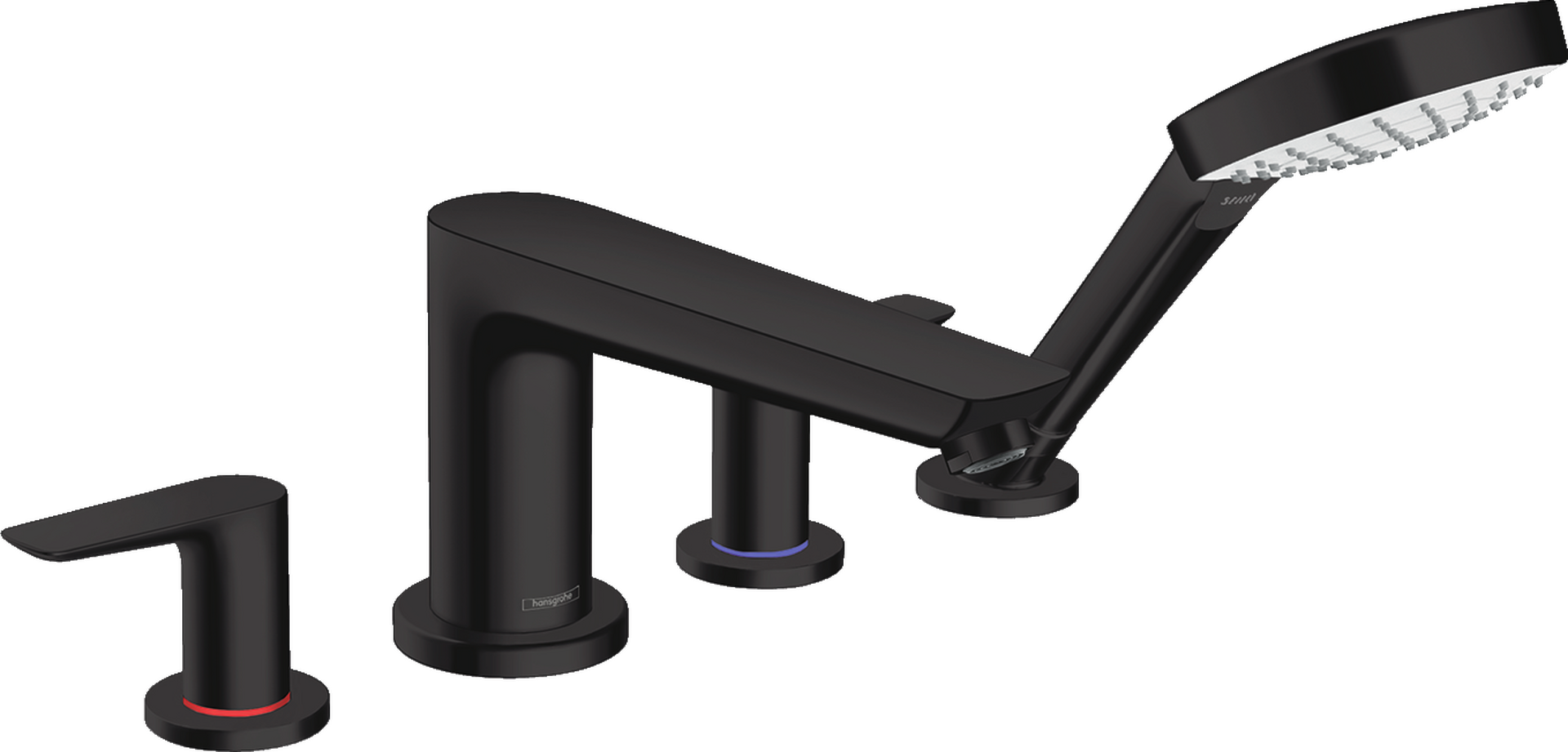 HANSGROHE TALIS E KUVET KENARI BATARYASI 4-DELIKLI SATIN SIYAH 71748670