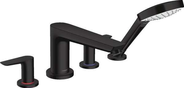 HANSGROHE TALIS E KUVET KENARI BATARYASI 4-DELIKLI SATIN SIYAH 71748670