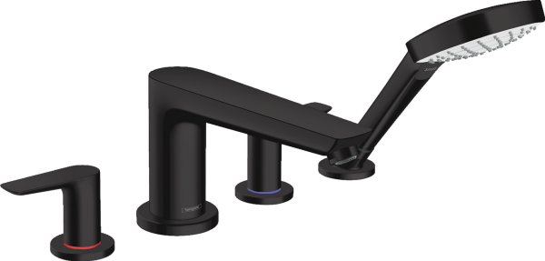 HANSGROHE TALIS E KUVET KENARI BATARYASI 4-DELIKLI SATIN SIYAH 71748670