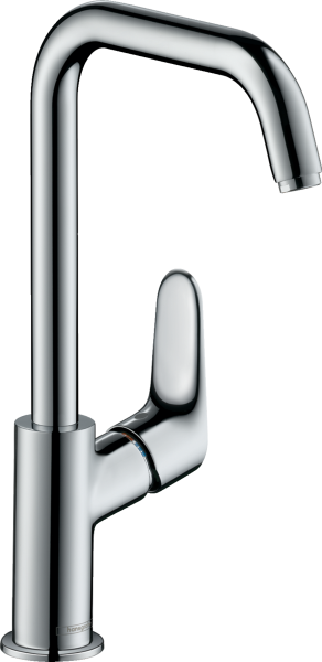 HANSGROHE FOCUS TEK KOLLU LAVABO BATARYASI DONER GAGA KUMANDALI KROM 31609000