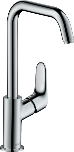 HANSGROHE FOCUS TEK KOLLU LAVABO BATARYASI DONER GAGA KUMANDALI KROM 31609000