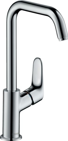 HANSGROHE FOCUS TEK KOLLU LAVABO BATARYASI DONER GAGA KUMANDALI KROM 31609000