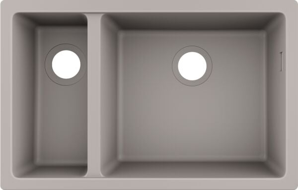 HANSGROHE S51 EVIYE TEZGAH ALTI S510-U635 180/450  TAS GRI 43433290