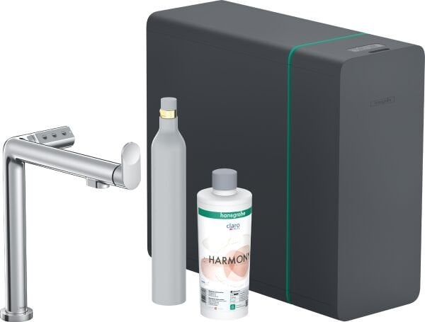 HANSGROHE AQITTURA M91 EVYE BATARYASI M91 SODASYSTEM 240 1JET STARTER SET KROM 76810000