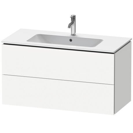 DURAVIT L- CUBE ASMA DOLAP UNITESI 2 CEKMECE MAT BEYAZ 1020x481 MM LC624201818