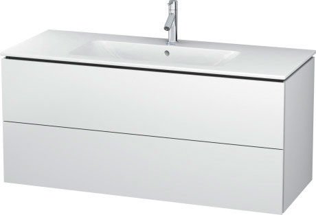 DURAVIT L- CUBE ASMA DOLAP UNITESI 2 CEKMECE MAT BEYAZ 1220x480 MM LC624301818