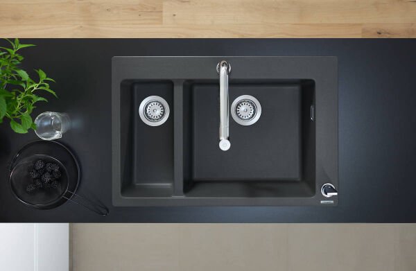 HANSGROHE S51 EVIYE ANKASTRE S510-F635 180/450 GRAFIT SIYAH  43315170