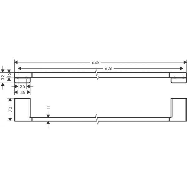 HANSGROHE ADDSTORIS HAVLULUK MAT SIYAH KROM 41747340