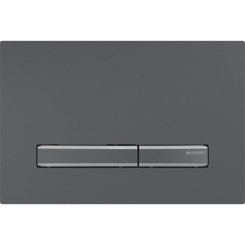 GEBERIT SIGMA KUMANDA KAPAGI CIFT BASMALI SIYAH KROM 115.671.QD.2