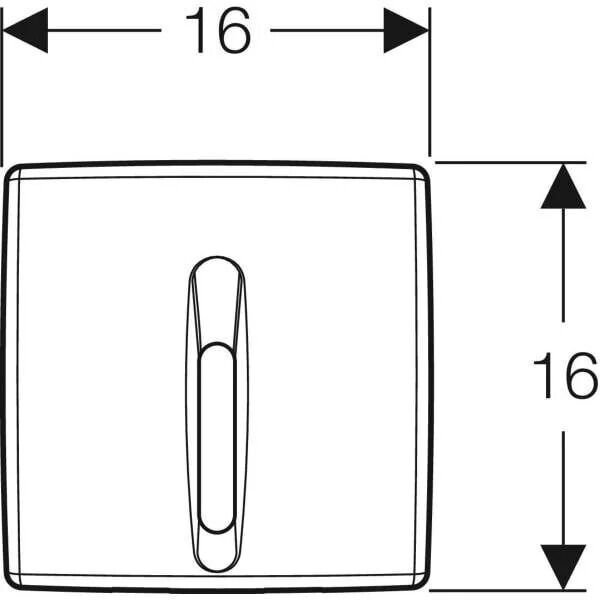 GEBERIT BASIC FOTOSELLI PISUVAR KAPAGI BASIC ELEKTRIKLI 115.817.11.5
